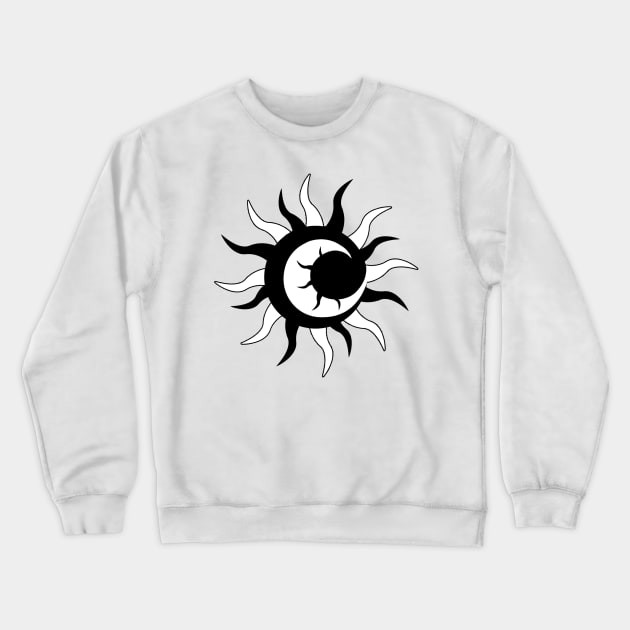 Sun and Moon Inception Crewneck Sweatshirt by Kirion